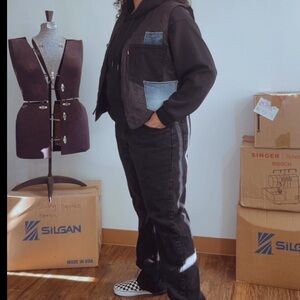 Levi’s denim Patchwork Vest ♻️ 🌎